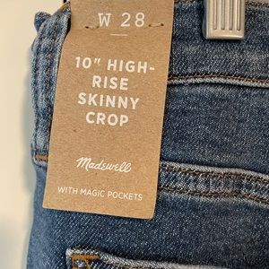 Madewell high rise skinny jeans